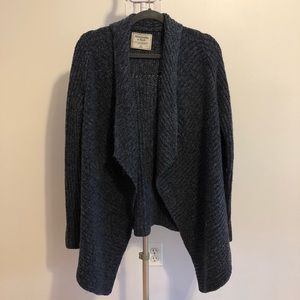 Abercrombie & Fitch Women’s Long Navy Cardigan